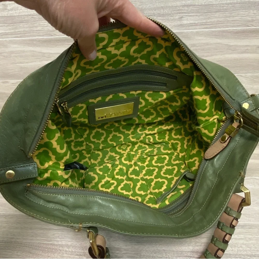 ORYANY / Fabric & Leather Boho Hobo Purse